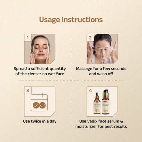 Anuva Face Wash With Oatmeal & Aloe Vera