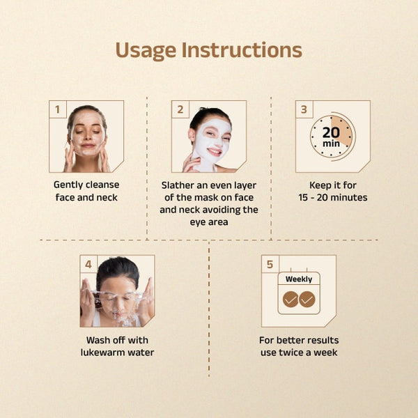 Rejat Clay Mask With Masoor & Peppermint