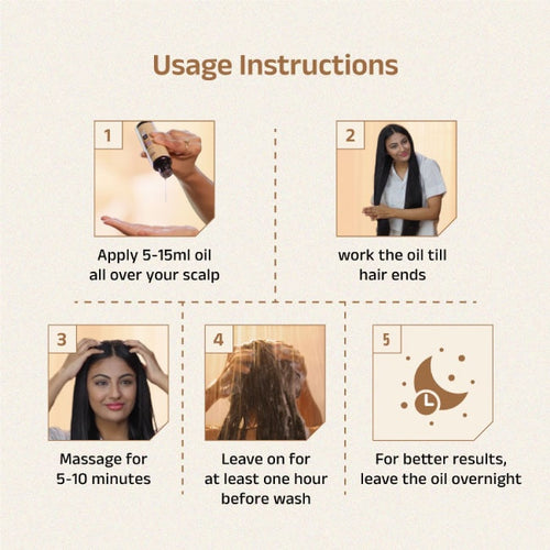 Vanya Hair Oil With Fenugreek & Sesame
