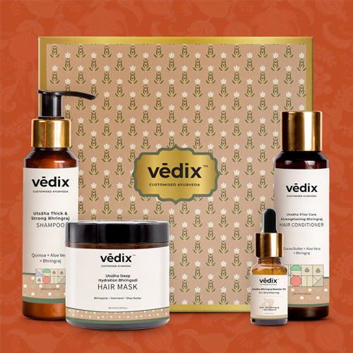 Vedix Utsaha Bhringraj Hair Kit